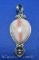 Sterling Silver Pink Stone Pendant 11 grams