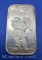1995 1 Troy Oz .999 Fine silver Merry Christmas Bullion Bar