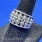 Double Band Sterling Silver Ring 8 Grams Size 6