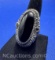 Sterling Silver Black Onyx Ring 10 Grams Size 6