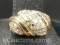 14k Gold Diamond Ring 30 Diamonds 5,3 grams