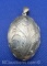 Sterling Silver Engraved Locket Pendant 9 Grams
