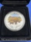 Wildlife In Need Black Rhinoceros 1 Troy Oz .999 Fine Silver Bullion Coin With COA