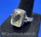 Sterling Silver Turmaline Ring 8 Grams Size 8.5