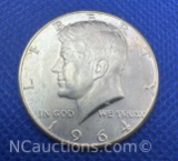 1964 Kennedy 90% Silver Half Dollar Coin 12 grams