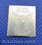SMI In God We Trust 1/10 Troy Oz .999 Fine Silver Bullion Bar