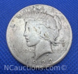 1922-S 90% Silver Peace Dollar Coin 26 grams