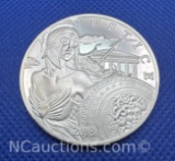 2018 Justice 1 Troy Oz .999 Fine Silver Bullion Coin