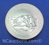 2013 Canadian Polar bear 1 1/2 Troy Oz .9999 Fine Silver Bullion Coin