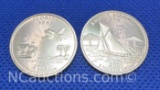 90% US State Quarters 12 Grams Florida Rhode Island