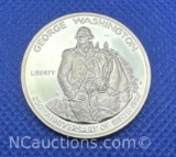 250th Anniversary Of Birth George Washington 90% Silver Half Dollar Coin 12 Grams