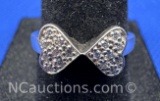 Sterling Silver Heart Ring 2 grams Size 6