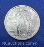 1 Troy Oz .999 Fine Silver Standing Liberty Bullion Coin