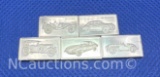 Sterling Silver Automotive Bullion Bars 8 grams