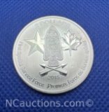 2015 First Special Service Force 1/2 Troy Oz .999 Fine Silver Bullion coin