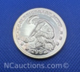 1982 Golden State Mint 1 Troy Oz .999 Fine Silver Bullion Coin