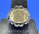 Vintage Sterling Silver Beau Ring 3 Grams Size 6