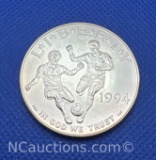 1994 US Olympics 90% Silver Dollar Coin 26 Grams