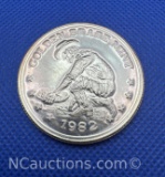 1982 Golden State Mint 1 Troy Oz .999 Fine Silver Bullion Coin