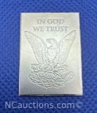 SMI In God We Trust 1/4 Troy Oz .999 Fine Silver Bullion Bar