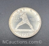 1992 US Olympic Baseball 90% Silver Dollar Coin 26 Grams