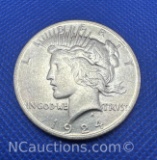 1924 Silver Peace Dollar 90% Silver Coin 26 grams