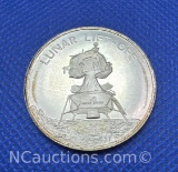 Mans Greatest Adventure Project Apollo 90% Silver Coin 14 Grams