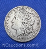 1904 Morgan Silver Dollar 90% Silver Coin 26 grams