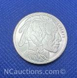 Indian Head 1/2 Troy Oz .999 Fine Silver Buffalo Bullion Coin