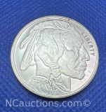 Indian Head 1 Troy Oz .999 Fine Silver Buffalo Bullion Coin