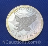 Sunshine Minting 1 Troy Oz .999 Fine Silver Bullion Coin