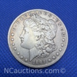 1884 Morgan Silver Dollar 90% Silver Coin 26 GRAMS