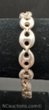 Sterling Silver Link Chain Bracelet 9 grams