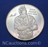 2003 HOF Nick Price 1 Troy Oz .999 Fine Silver Bullion Coin