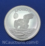 NASA Apollo 11 1 Troy Oz .999 Fine Silver Bullion Coin