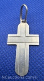 Sterling Silver Cross Pendant 2 Grams