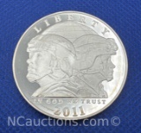 2011 In God We Trust US Army 90% Silver Dollar Coin 27 Grams