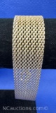 Sterling Silver Weaved Band Bracelet 20 Grams