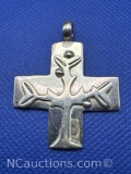 Sterling Silver Cross Pendant 10 Grams