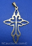 Sterling Silver Cross Pendant 10 Grams