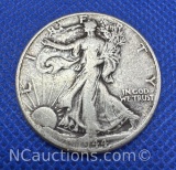 1944 Walking Liberty 90% Silver Half Dollar Coin 12 Grams