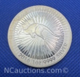 2016 Australian Kangaroo 1 Troy Oz .999 Fine Silver Bullion Coin