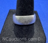 Sterling Silver Band Ring 5 Grams Size 8