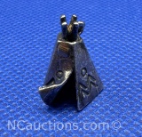 Sterling Silver Indian TP Charm 3 Grams