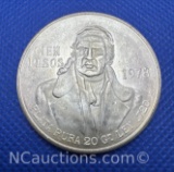 1978 Mexico Cien Pesos 72% Silver Coin 27 Grams