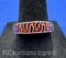 Sterling Silver Black and Red Enamel Flame Ring