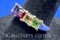 Sterling Silver Square Cut Amethyst Garnet Band Ring 2 Grams Size 8