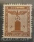 Third Reich Stamp - 1942 Authentic Nazi Germany Reich Eagle on Pedestal Michel # 156 (3 Pfg)