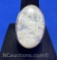 Sterling Silver Oval Rainbow Moonstone Ring 12 Grams Size 7