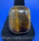 Navajo Sterling Silver Tigers Eye Ring 19 Grams Size 9